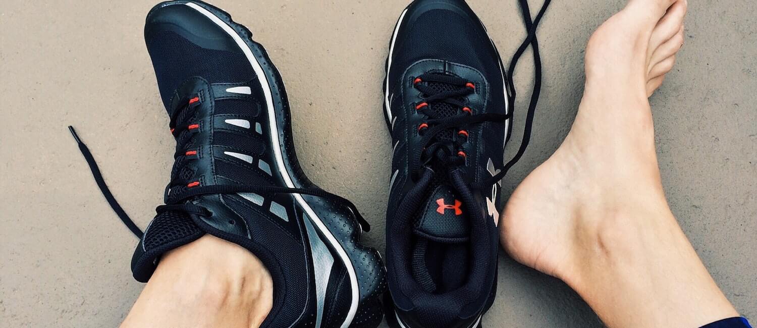 Under armour shoe laces top